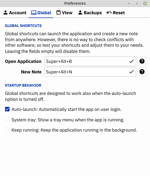 Notebook Prefs